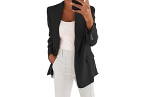 Onsoyours Femme Casual Blazer Business Boutons Manche Longue Costume Jackets Élégant OL Bureau Affaires Slim Fit Veste De Costume Jacket Manteau