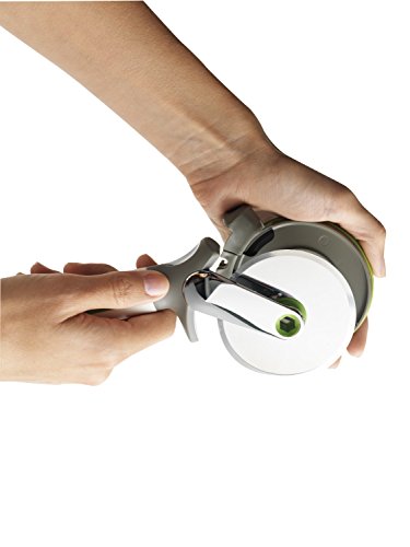 Chef´n 103-280-120 FreshForce Pizza-Schneider mit Schleifeinheit, weiß / grün - 4