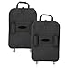 Produktbild WOSON 2 PCS Auto Organizer Rücksitzschutz Filz Rücksitztasche Reise Auto Tasche mit 7 Multifunktions Sacke - Tablet Fach und Kinder Kick Matte - Schmutzabweisend Waschbare