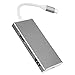 Produktbild Chunyang 7 in 1 Typ C-Naben-Adapter 3 USB 3.0 Anschlüsse HD-Ausgang Ladeanschluss SD Micro SD-Kartenleser für MacBook