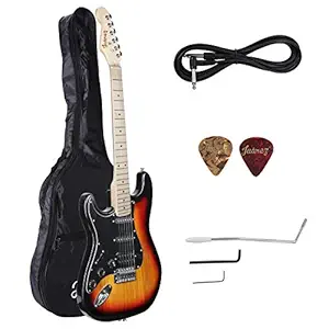 JUAREZ JRZ-ST01M- 3TS ELECTRIC GUITAR (SUN BURST) 3TS & Solid Maple wood fingerboards, sunburst