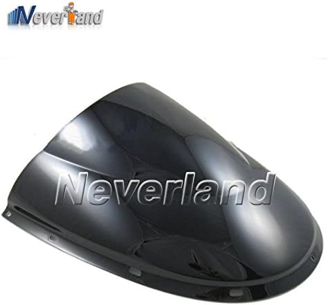 Aridox(TM) Black New Motorcycle Windscreen Windshield Double Bubble for Ducati 748 916 998 996 1994-2004 Black C10