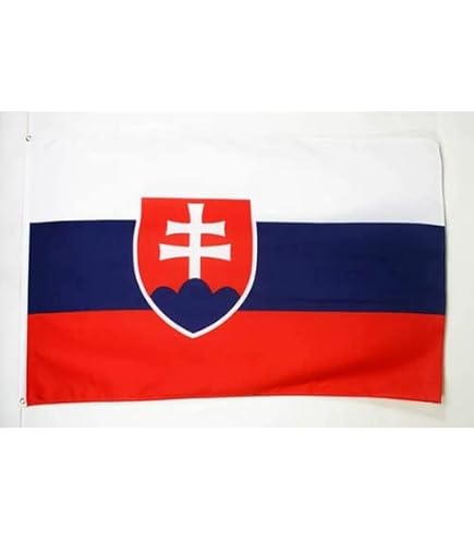 ANLEY Slowenien Flagge 3x5 Fuß – Lebendige Farben, UV-beständig, Mit Messingösen