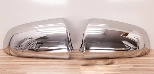 Capuchons en inox chrome miroir pour audi a3 8P modèles 2003-2008 (à large)