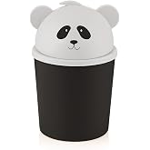 Masa&uuml;st&uuml; &Ccedil;&ouml;p Kovası Qlux Bpa İ&ccedil;ermez Panda &Ccedil;&ouml;p Kutusu