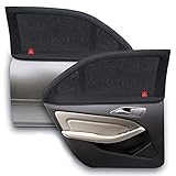 ROYAL RASCALS | Chaussette pour vitre x2 │PROTECTION 40+ contre les rayons UV nocifs │Couvre la vitre à 100% │Taille universelle pour toutes les voitures │Anti-éblouissement | Matériel haute qualité