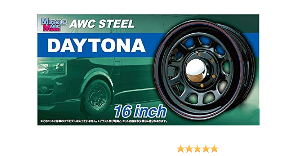16 Inch Muscle Magic Awc Steel Daytona Wheels Tires Set 1 24 Model Kit Kit Aoshima 054284 Amazon De Spielzeug