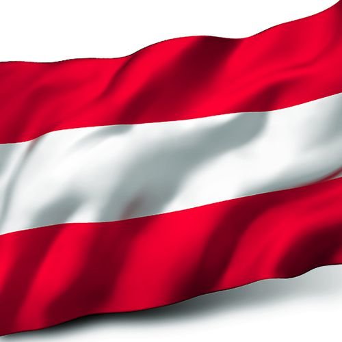Servietten "ÖSTERREICH / AUSTRIA" (33 x 33 cm / 3-lagig - 50 Stück) XXL - PACK