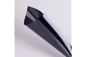 DIVERSITY WRAP DiversityWrap Car Window Tint Film – 3% Ultra Super Dark Black 2ply Professional Grade K-Series Car Anti-Scratch Window Film Privacy with Window Squeegee & Retractable Blade Tool Kit (6m x 75cm)