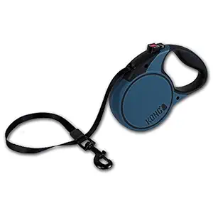 KONG Terrain Retractable Dog Leash, Large, Blue, 5m Tape