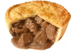 GREENHALGH’S CRAFT BAKERY LTD Box of 4 Steak and Ale Pies, Delicious and Freshly Baked for Our Loyal Customers - Reliable and Award-Winning Family-Owned Craft Bakery for Over 60 Years