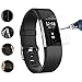 Produktbild Vicstar [3 Stück] Fitbit Charge 3 Schutzfolie, Fitbit Charge 3 Panzerglas Displayschutzfolie Flexible Explosionsgeschützt Schutzfolie für Fitbit Charge 3