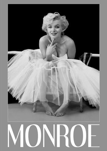 PC9868 Marilyn Monroe Black & White 10cm x 15cm postcard