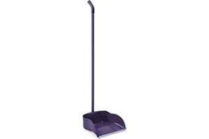 Mery Lilia Medida Dustpan with Handle, Purple, 90 x 26 x 27 cm