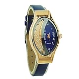Lazzgirl Semilunar Flow Sand-Typ Ellipse Woman Fine Strap Armbanduhr mit kleinem Zifferblatt(Weiß, Schwarz, Pink, Rot, Lila, Blau)