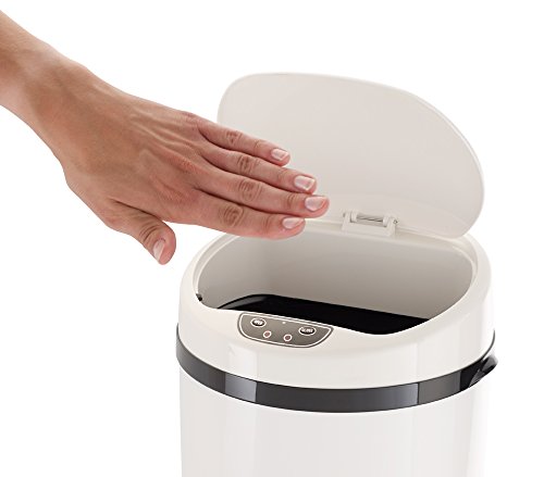 Echtwerk EW-BE-0269 Infrarot Badabfalleimer, 9 L, Weiß - 4