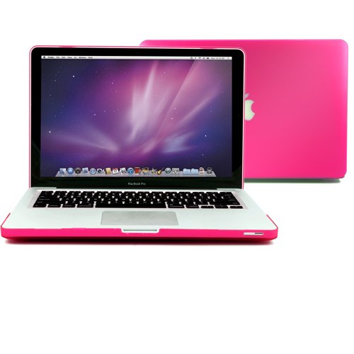 GMYLE Macbook Pro 13 hülle Rosenrot gummierte See Thru Hülle Hartschale Hartschalenkoffer Schutzhülle Schutzabdeckung Etui Notebookhülle Hard Case Cover Gehäuse für Apple Macbook Pro 13 Zoll