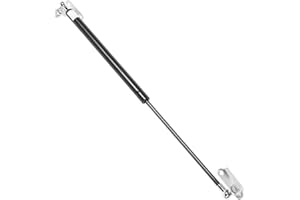 BAGIMA Gasdruckfedern, Federhubunterstützung, Hydraulische Gasfeder, Deckelhubunterstützung, 500 Mm Achsabstand, 200 Mm Hub, 100 N Druck (L-Form + Kugelkopf)