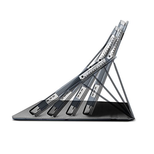Lenovo Miix 510 Hülle Case -Infiland Slim Fit Folio PU-lederne dünne Kunstleder Schutzhülle Cover Tasche für Lenovo Miix 510 30,99cm (12,2 Zoll FHD) Windows Tablet-PC (Tablet und Tastatur sind nicht entgehaltet)(Dunkleblau) - 8