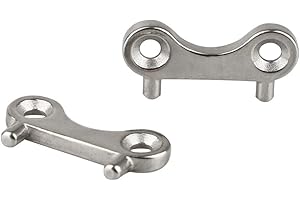 TOPHOMER 2 chiavi per tappo di gas per barche marine, in acciaio inossidabile 316 Heavy Duty Marine Bayliner Boat Cap Gas chiave di ricambio per serbatoio acqua combustibile