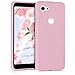 Price comparison product image kwmobile TPU Silicone Case for Google Pixel 3a - Soft Flexible Shock Absorbent Protective Phone Cover - Dusty Pink