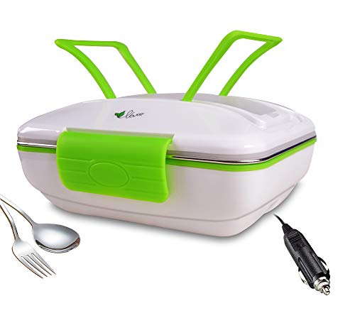 Calentador eléctrico del coche Calentador de la fiambrera 12V Portátil Térmico Calentador de la fiambrera de alimentos Contenedor del calentador