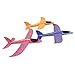 Produktbild 3 Stück Schaumstoff-Flugzeuge, Hand werfen Hand starten Flugzeug Modell Doppel-Flügel-Schaum-Segelflugzeug Flugzeug Trägheit Flugzeug Spielzeug