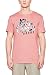 edc by ESPRIT 057cc2k041, T-Shirt Homme, Rouge (Berry Red), X-Large
