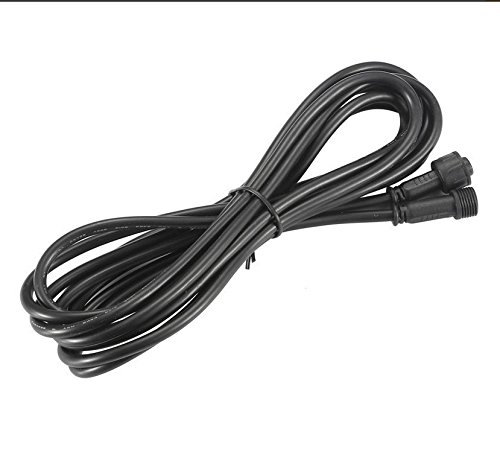 QACA 2M Verlängerungskabel für Bodeneinbaustrahler schwarz LED Einbauleuchten