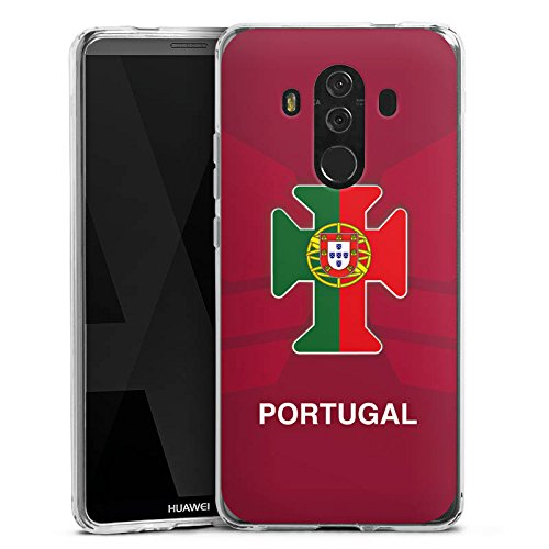 Huawei Mate 10 Pro Silikon Hülle Case Schutzhülle Portugal Em Trikot Fussball Football