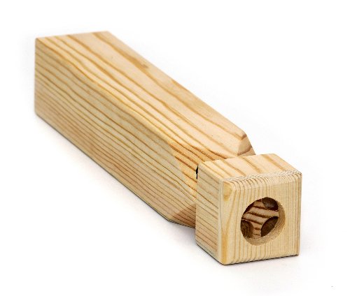 Elagon fischietto altamente realistico e di altissima qualità, 4 note, riproduce il suono del treno del Far West - suona come se fosse un vero treno! In legno naturale non verniciato, dalla costruzione robusta.