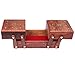ITOS365 Jewellery Box for Women Wooden Flip Flap Brass Inlay Handmade Gift,...