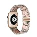 Produktbild WOOLIY iWatch Armband mit Harz kompatibel mit 38 mm 40 mm 42 mm 44 mm iWatch Serie 4/3/2/1/ Edelstahl Schnalle Armband Damen Herren 40 mm
