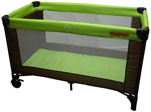 Babyco Play Time Travel Cot (Brown)