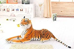 ANITA CORPORATION Lovable Hugable Tiger Stuffed Plush Soft Toy for Baby Girl Kids Boys - 40 cm, Brown, 1 Pieces