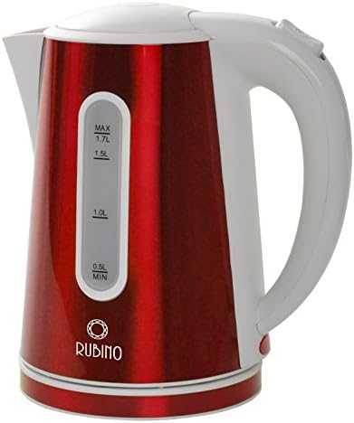 TKG TKG JK 1200 R Design Powerful Jug Kettle, 1.7 Litres, 2000 W, Red