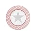 Produktbild Krasilnikoff - Teller, Frühstücksteller, Kuchenteller - Stern - Pink Big Star - Ø 20 cm - Porzellan
