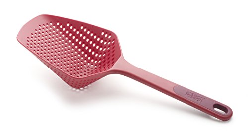 Joseph Joseph Scoop Colander - Colador de cocina, grande, color rojo