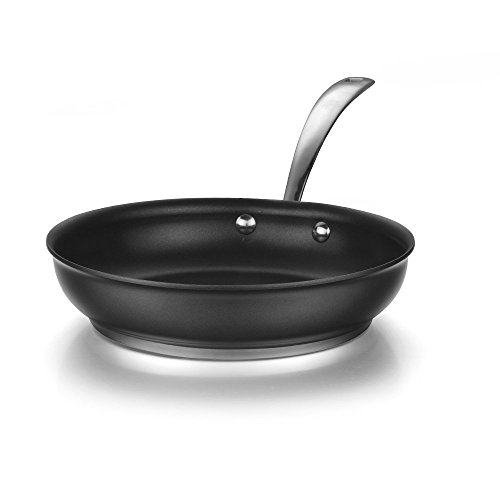 COOKSMARK Sandwich de 10 Pouces poêle antiadhésif, poêle à Frire en Aluminium pan de Lave-Vaisselle Safe, APDFO Libre, Noir