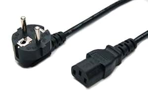 10A 250V Iec320 320 Kabel Iec C13 Stecker Zum Rechten Winkel Europäisches Schuko Eu Netz Kabel Für PC