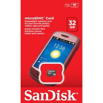 SanDisk 32 GB microSDHC Memory Card Only