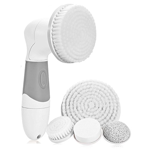 Beauty Nymph Face body Cleansers Exfoliators Stimulate Collagen,Pore Minimizer,Rapid Healing of Acne Spots, Scars, Body Acne,Portable 4-in-1 Cordless Multi-functional Facial Pore Cleaner Cleansing Brush