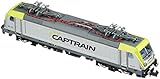 Exakt im Maßstab 1:160 / N Arnold HN2408D Elektrolokomotive Baureihe 187 der Captrain, Epoche VI (Digital) Modellbahn, Grau/Grün