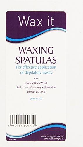Wax It Wooden Wax Spatulas Applicator