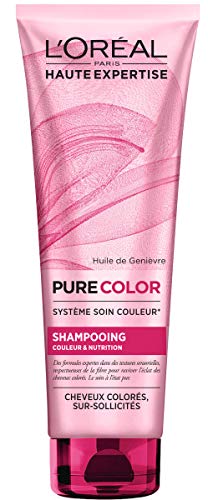 L'Oréal Paris Haute-Expertise Pure Color Shampoing Cheveux Colorés, 250 ml