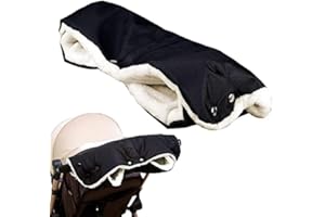 Kinderwagen Handwärmer, XiXiRan Kinderwagen Handschuhe Handmuff, Kinderwagen Handwärmer, Kinderwagen Muff Handwärmer Wasserdicht, Winddicht, Universalgröße für Kinderwagen Buggy Winter