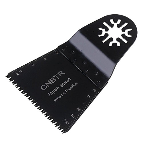 cnbtr schwarz kohlenstoffreicher Stahl Japan Zahn Form Universal oszillierendes Sägeblatt Multi Tools, schwarz