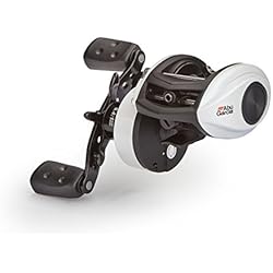 Abu Garcia Revo S Low Profile Reel - Carrete de pesca (aluminio, carbono), color negro, blanco