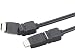 Produktbild auvisio HDMI-Kabel High-Speed: Premium-HDMI-Kabel, Stecker 180° neigbar & 360° drehbar (2 m) (Monitor-Kabel)