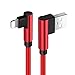 Price comparison product image UGI 3Pack Double L Cable Charger for iPhone,Right Angle USB 2.0 to Lightning 3ft/6ft/10ft Nylon Braided Data Sync and Charging Replacement for Apple iPhone X 8 7 6 Plus 5S iPad 3 4 5 Air More Devices